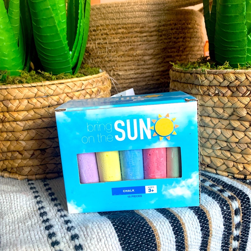 16pc Multi Colored Sidewalk Chalk Set- Outdoor Fun, Washable Non Toxic